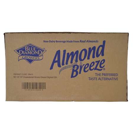 ALMOND BREEZE Almond Breeze Unsweetened Almond Milk Substitute 32 oz. Carton, PK12 5413
